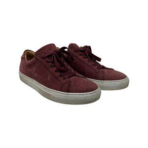 GREATS The Royale Sneakers EUR Size 40 Tibetan Red Suede Lace Up Italian Made